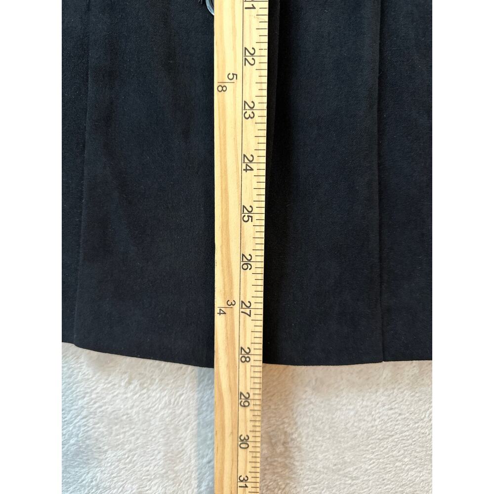 Vintage Amanda Smith Petites Women’s 8P Black Blazer Jacket Snake Skin Trim - Picture 4 of 8